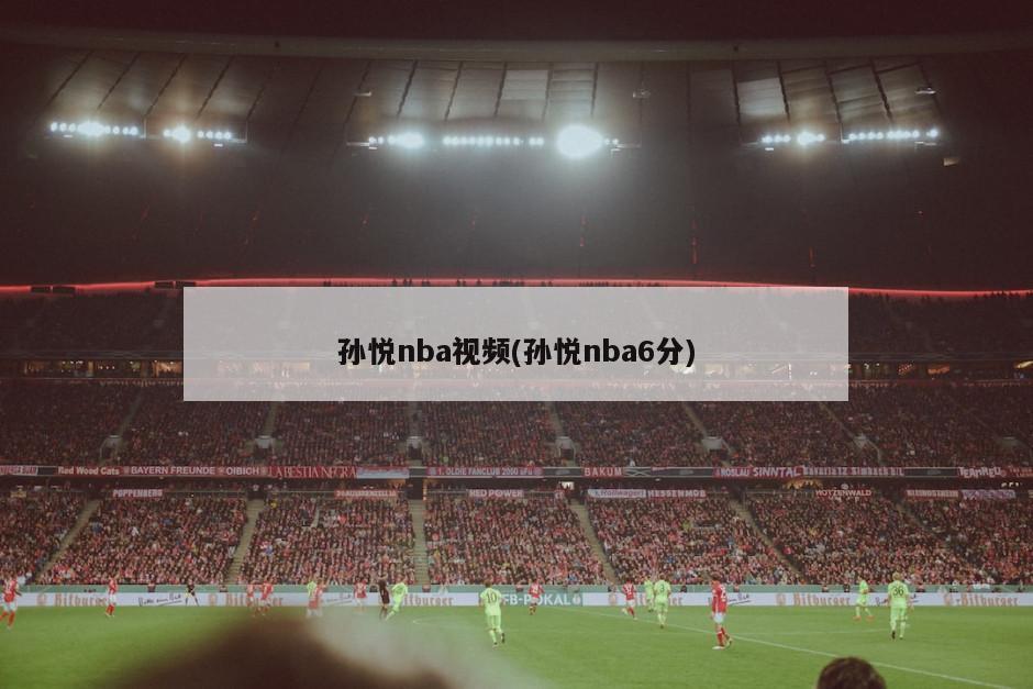孙悦nba视频(孙悦nba6分)